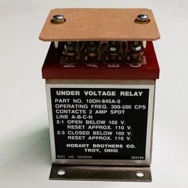 10DH845A-000 Relay Under Voltage