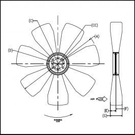 286654 – Fan Cooling Radiator