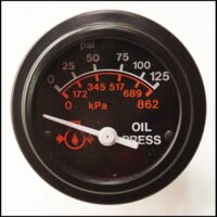 78A1117-002 – Oil Pressure Gauge 125 PSI